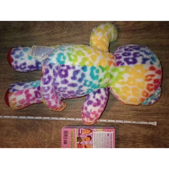 BuildaBear Y2K Sleepover Gift Set w/ Vintage Card Game, Lisa Frank Rainbow STYLE - Picture 4 of 11